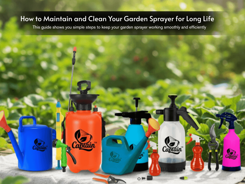 Clean Sprayer How to Maintain and Clean Your Garden Sprayer for Long Life - Captain ...