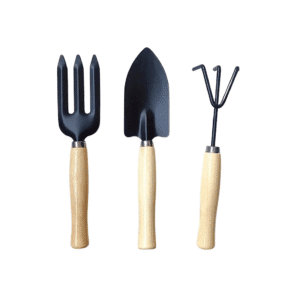 WOODEN GARDEN TROWEL SET OF 3
